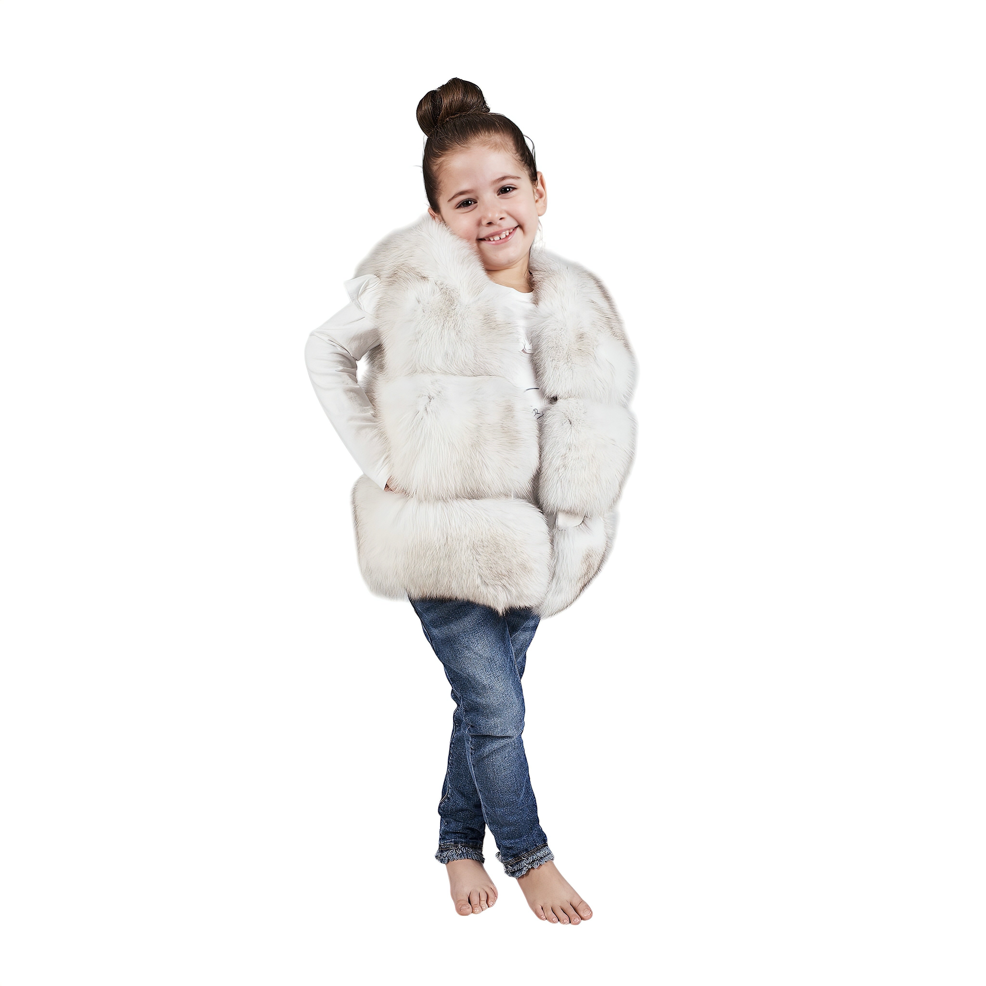 MINI CLASSIC CROPPED FUR GILET