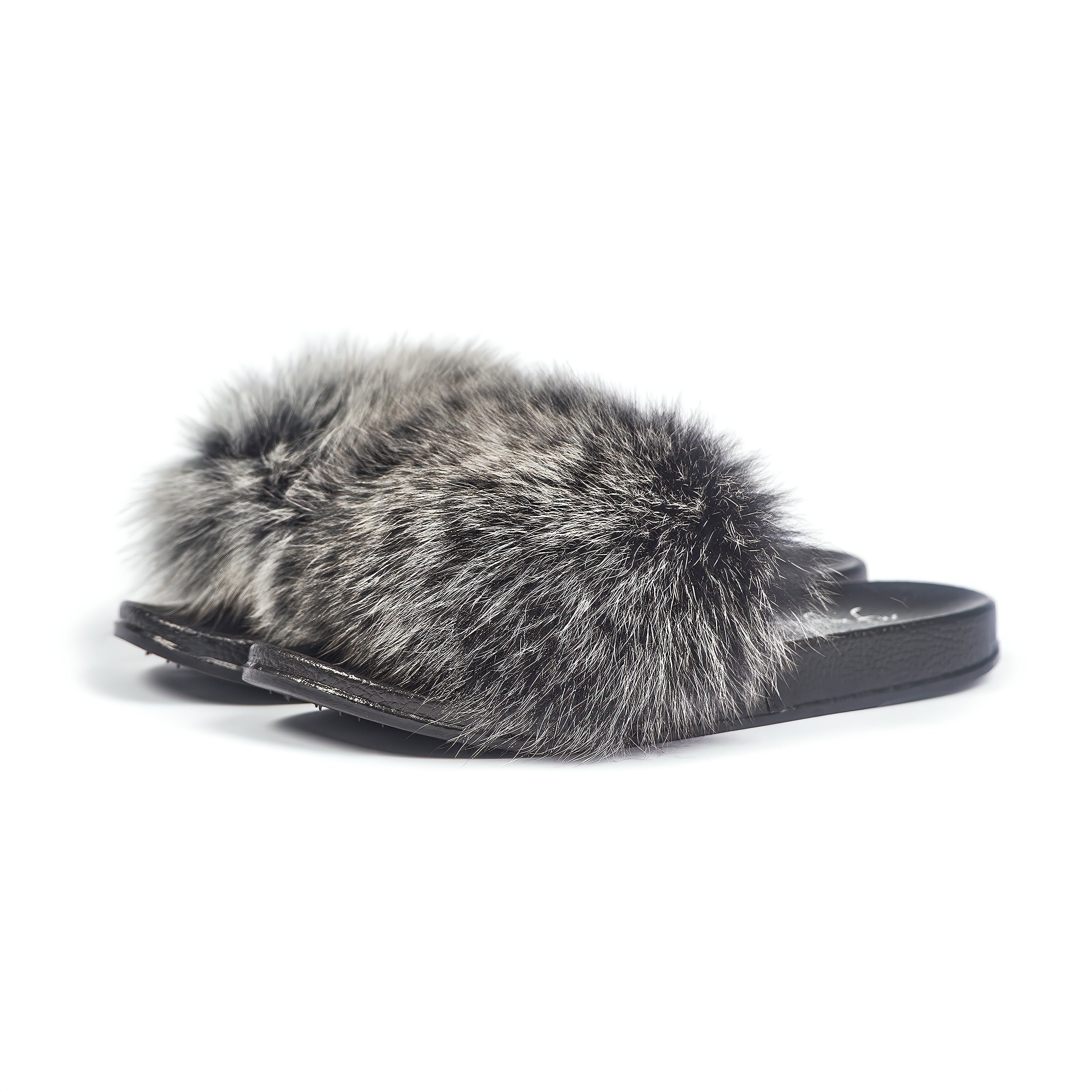 MINI FUR BALL SLIDES (ALL COLOURS)