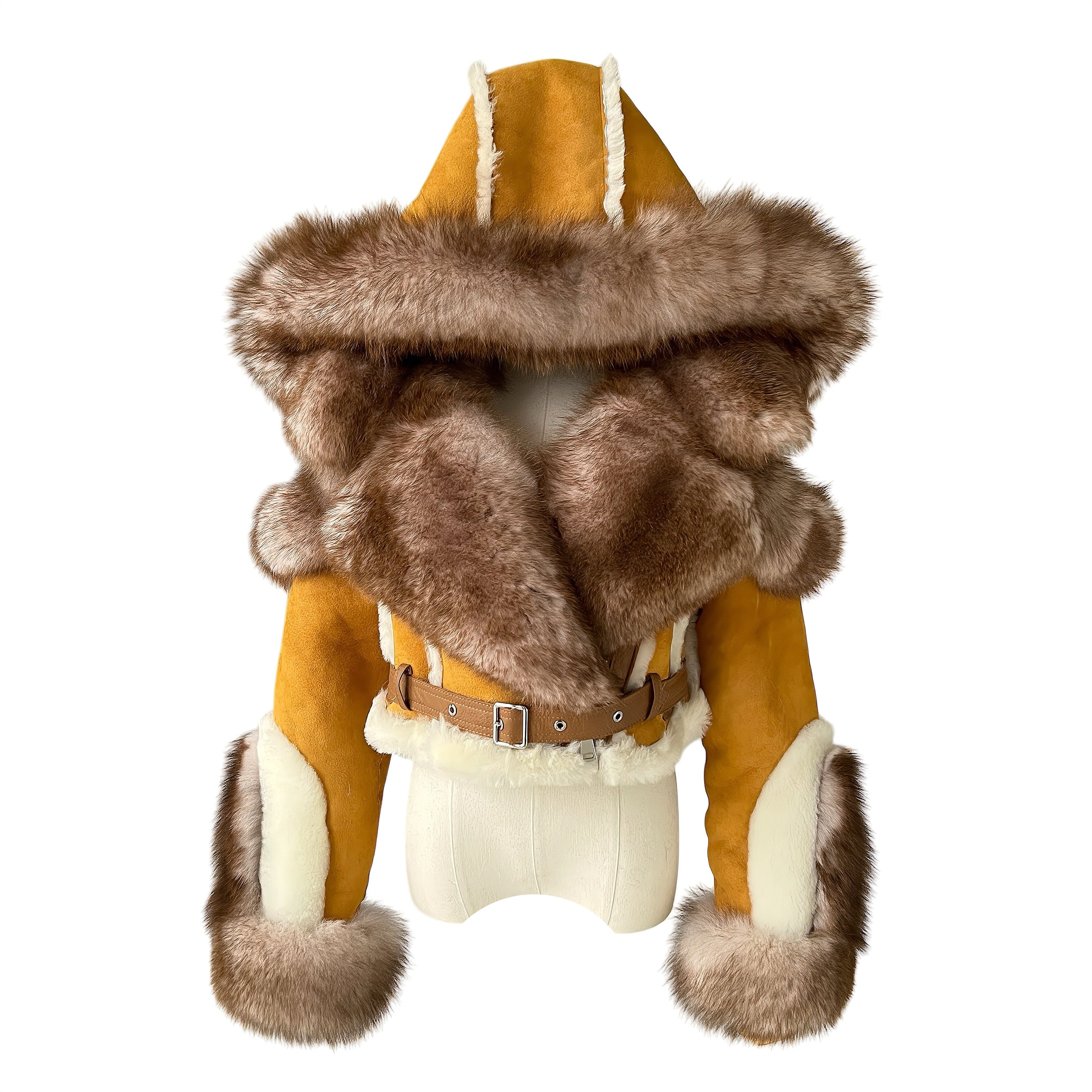 COOKIE HOODED SHEARLING