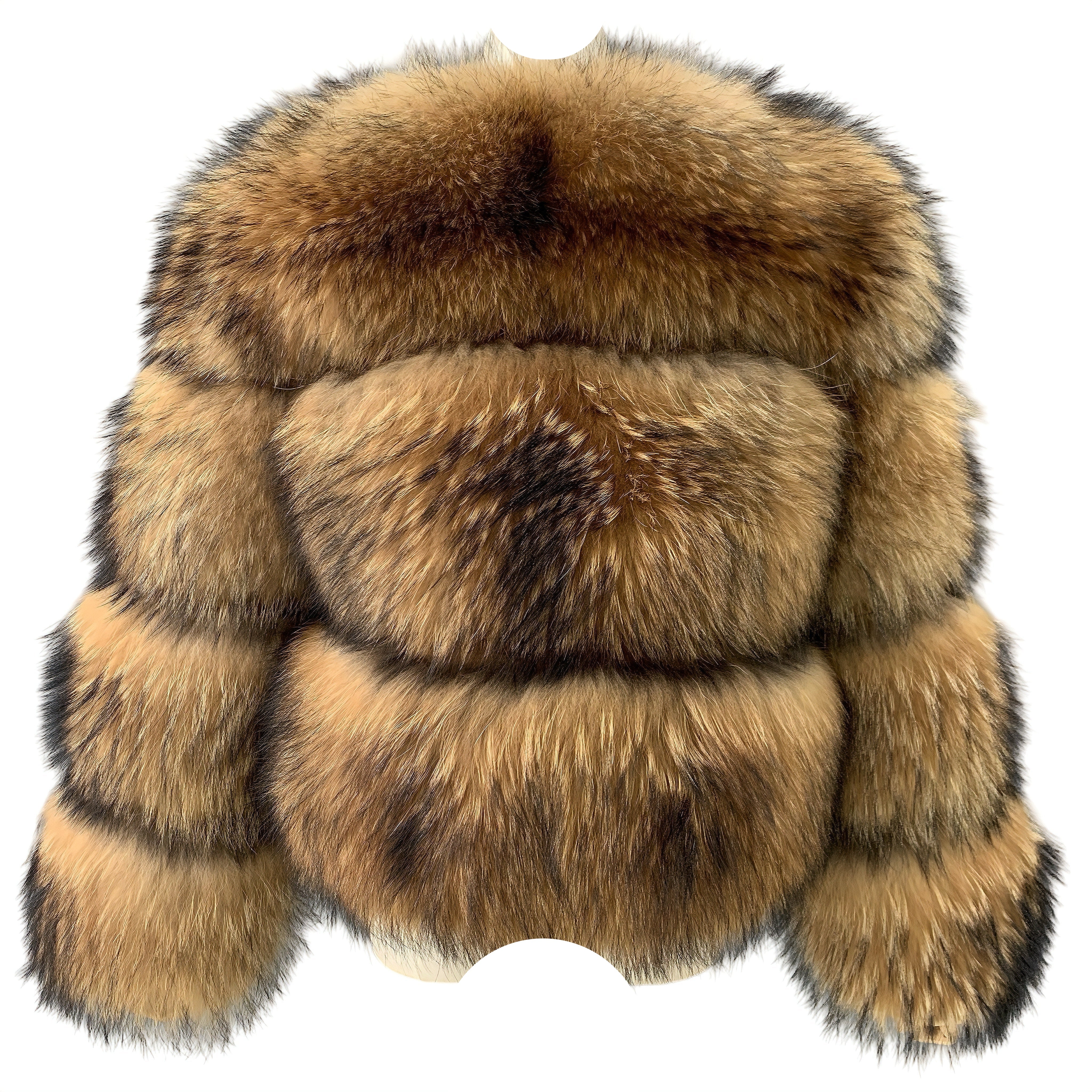 QUEENIE RACCOON FUR BOMBER