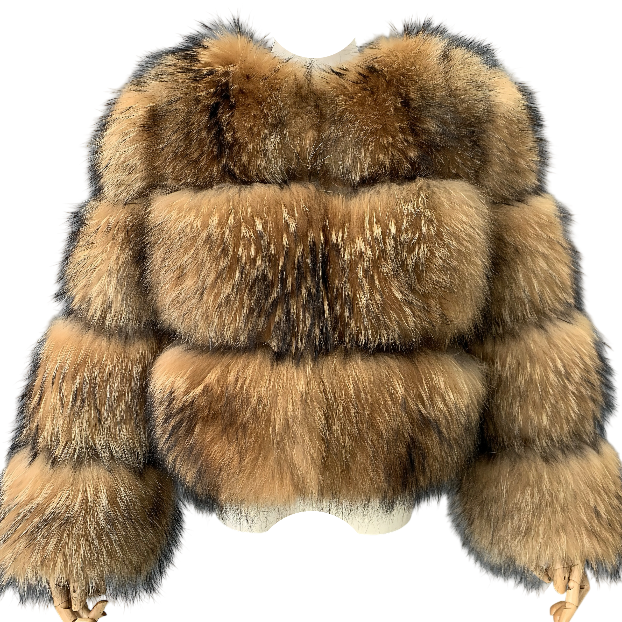 QUEENIE RACCOON FUR BOMBER