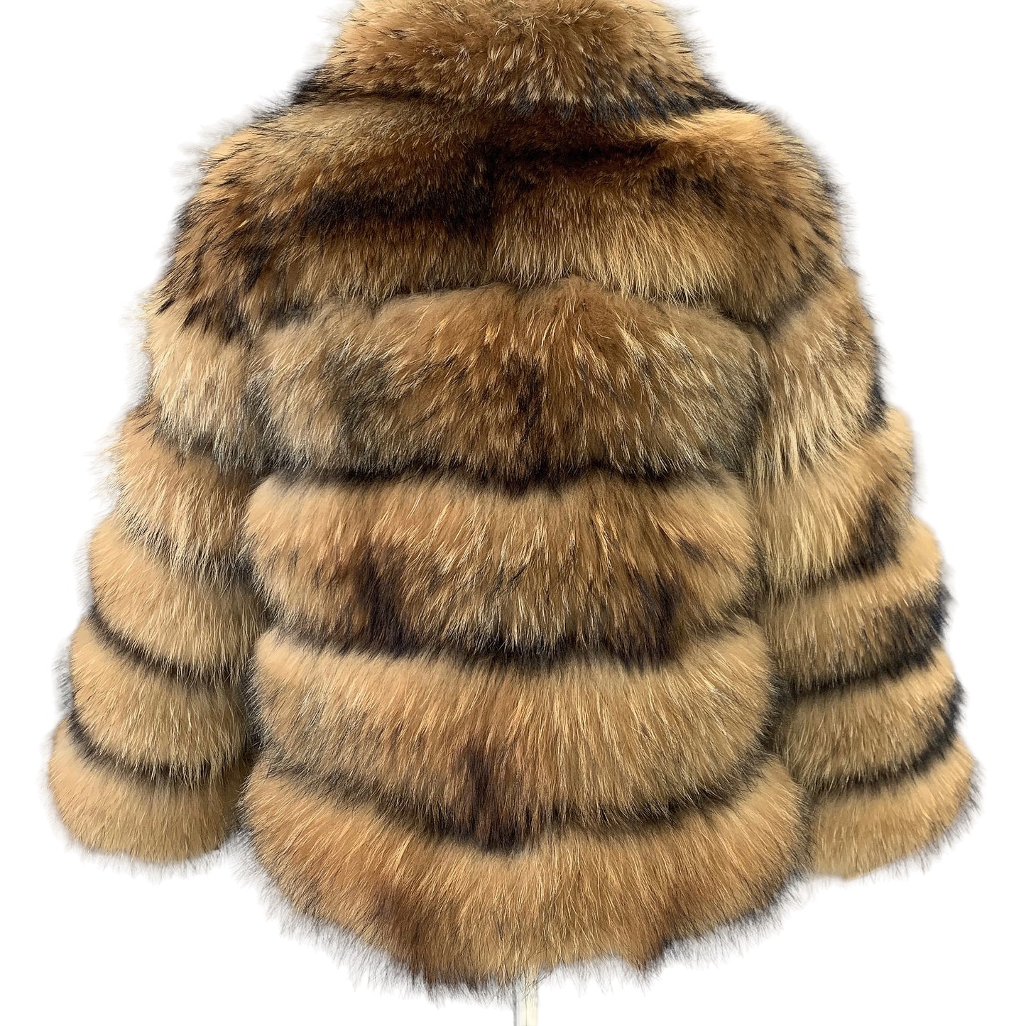 PARIS RACCOON FUR COLLAR COAT