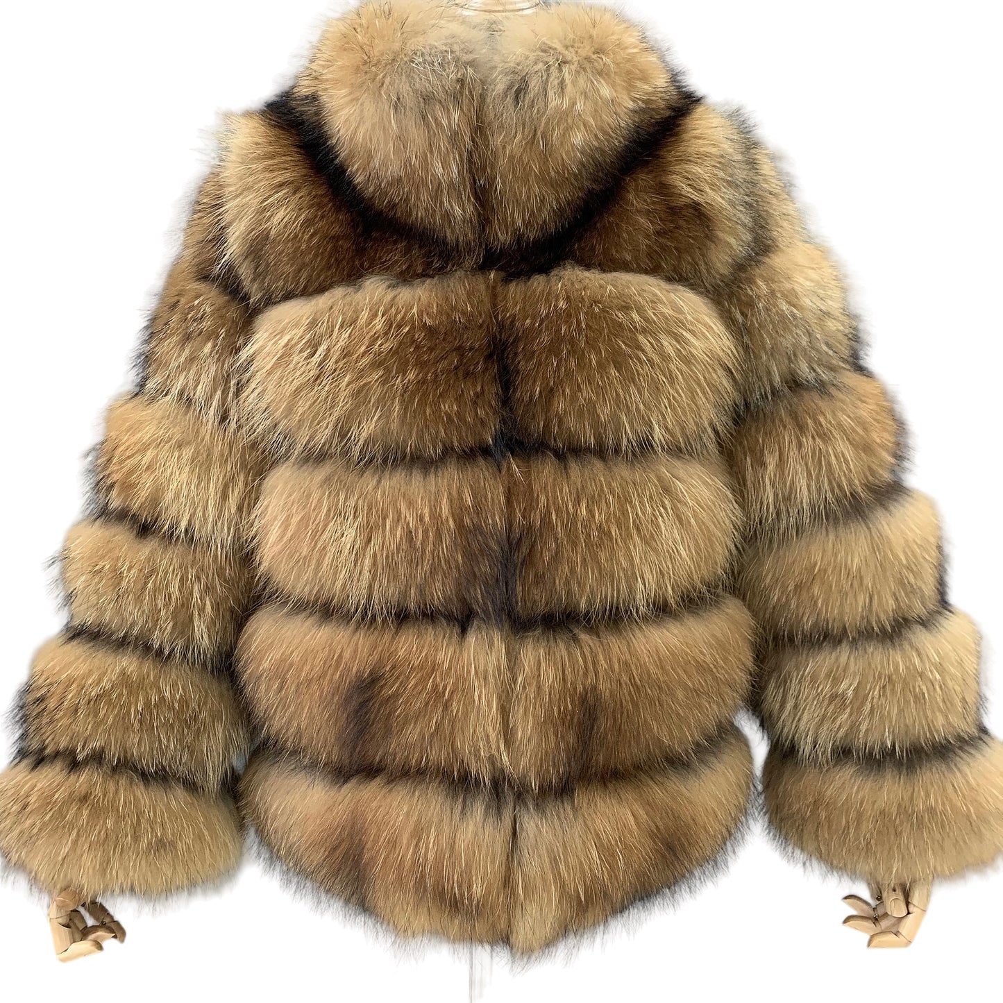 PARIS RACCOON FUR COLLAR COAT