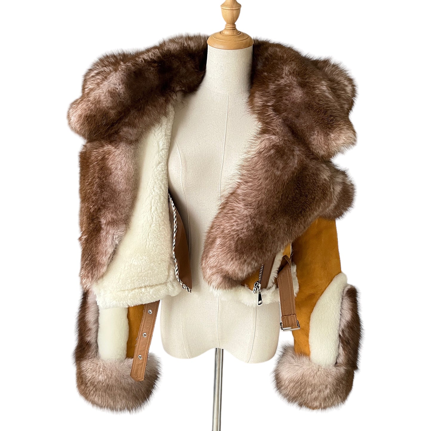 COOKIE HOODED SHEARLING