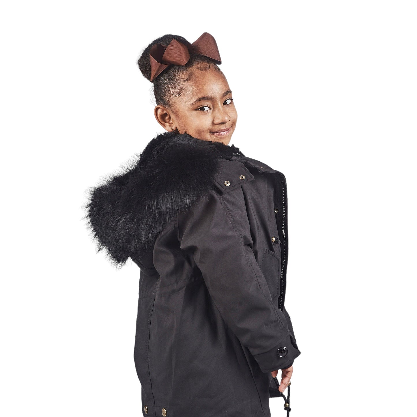 MINI ANGEL FOX FUR PARKA