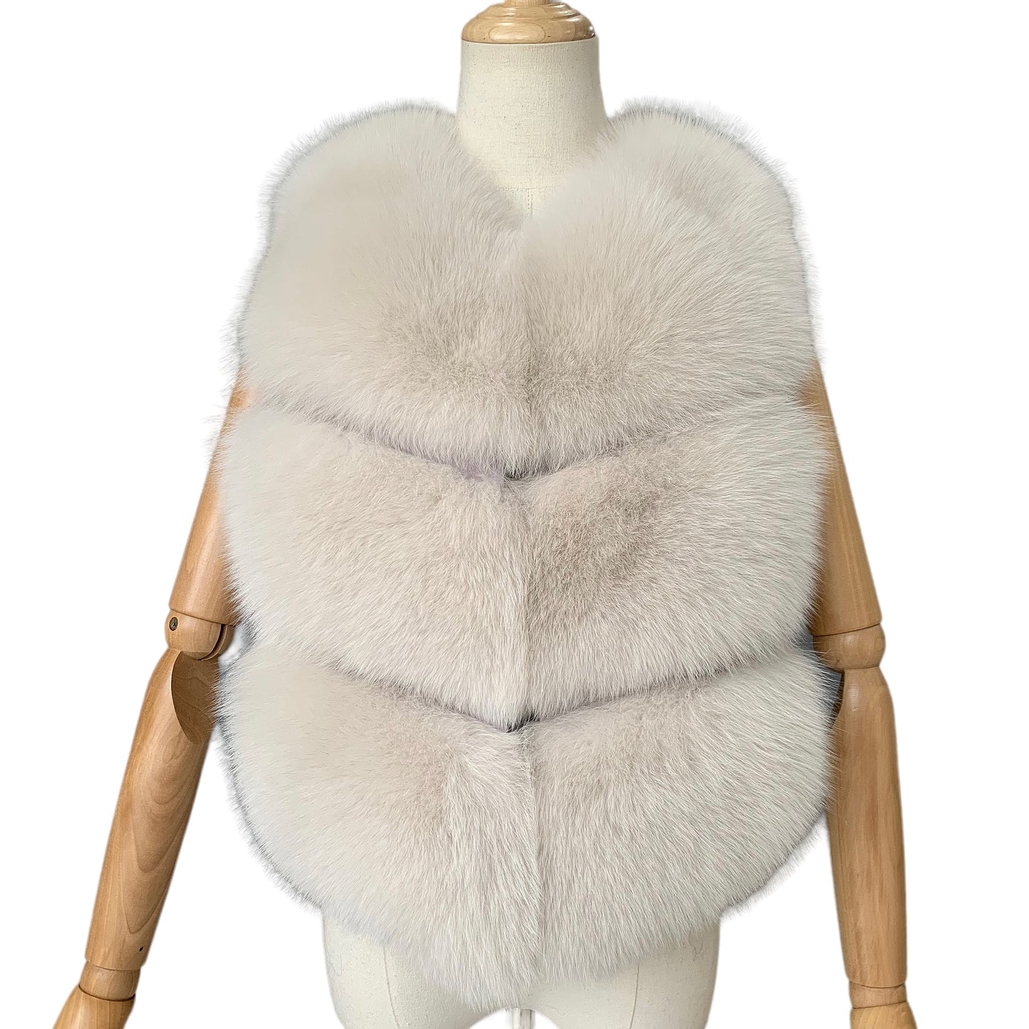 CLASSIC CROPPED FOX FUR GILET