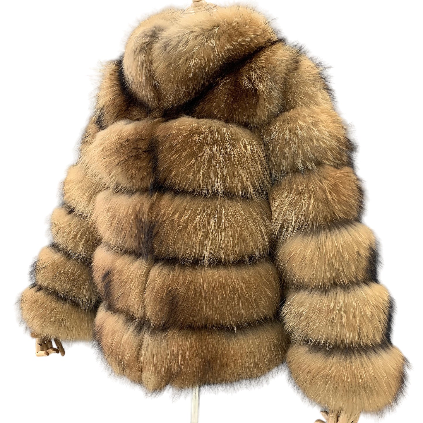 PARIS RACCOON FUR COLLAR COAT