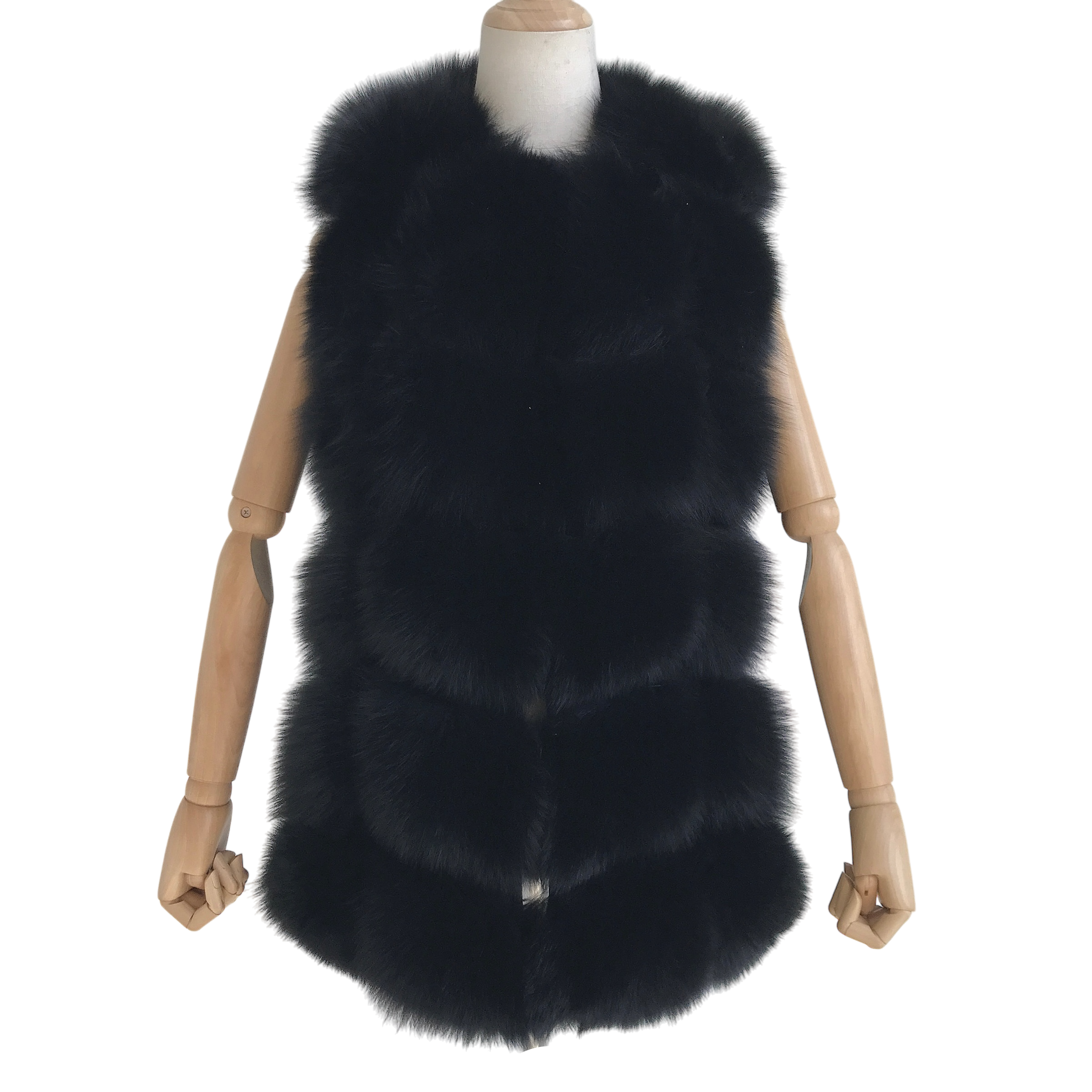 BUBBLE FOX FUR GILET