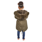MINI ANGEL FOX FUR PARKA