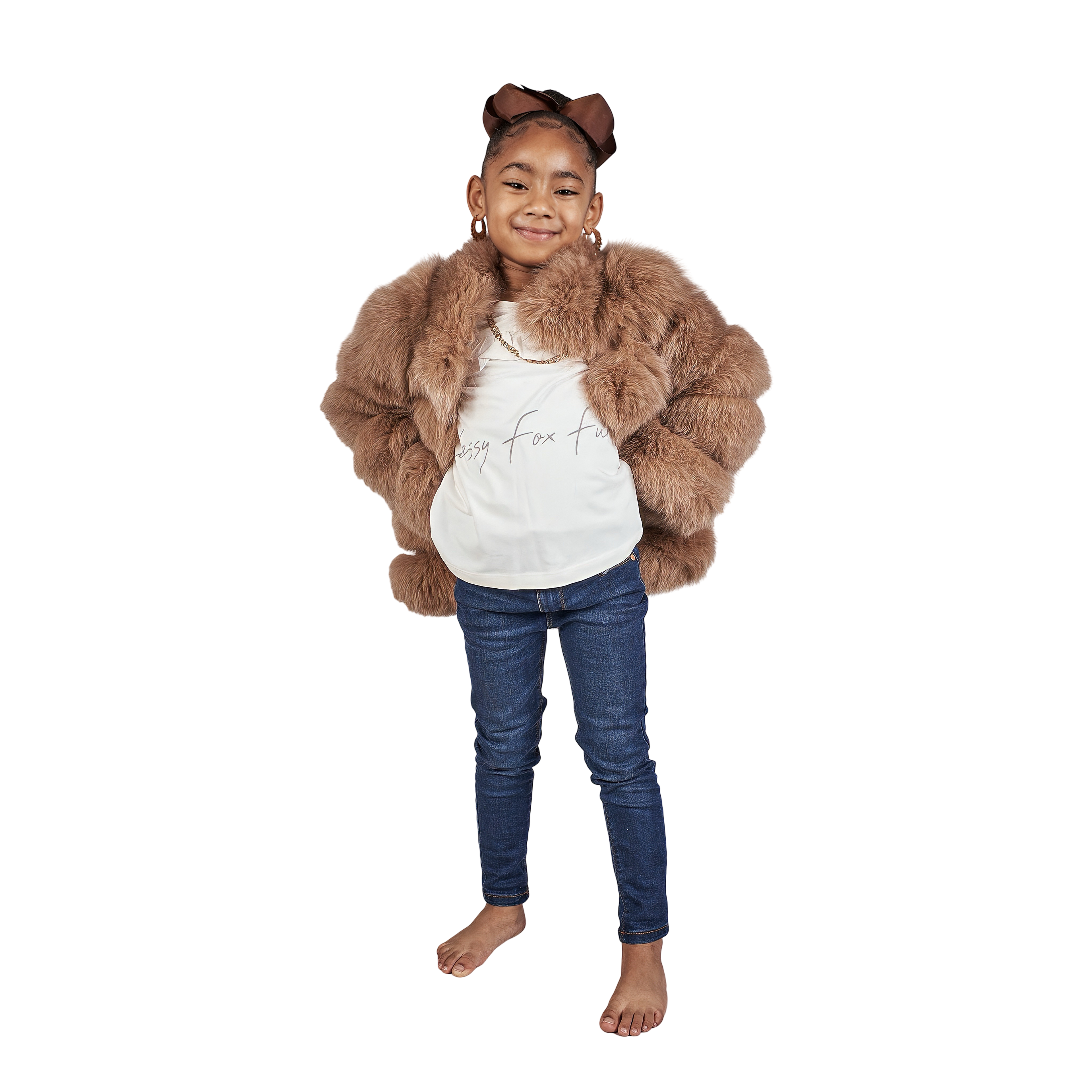 MINI PARIS FUR COLLAR COAT