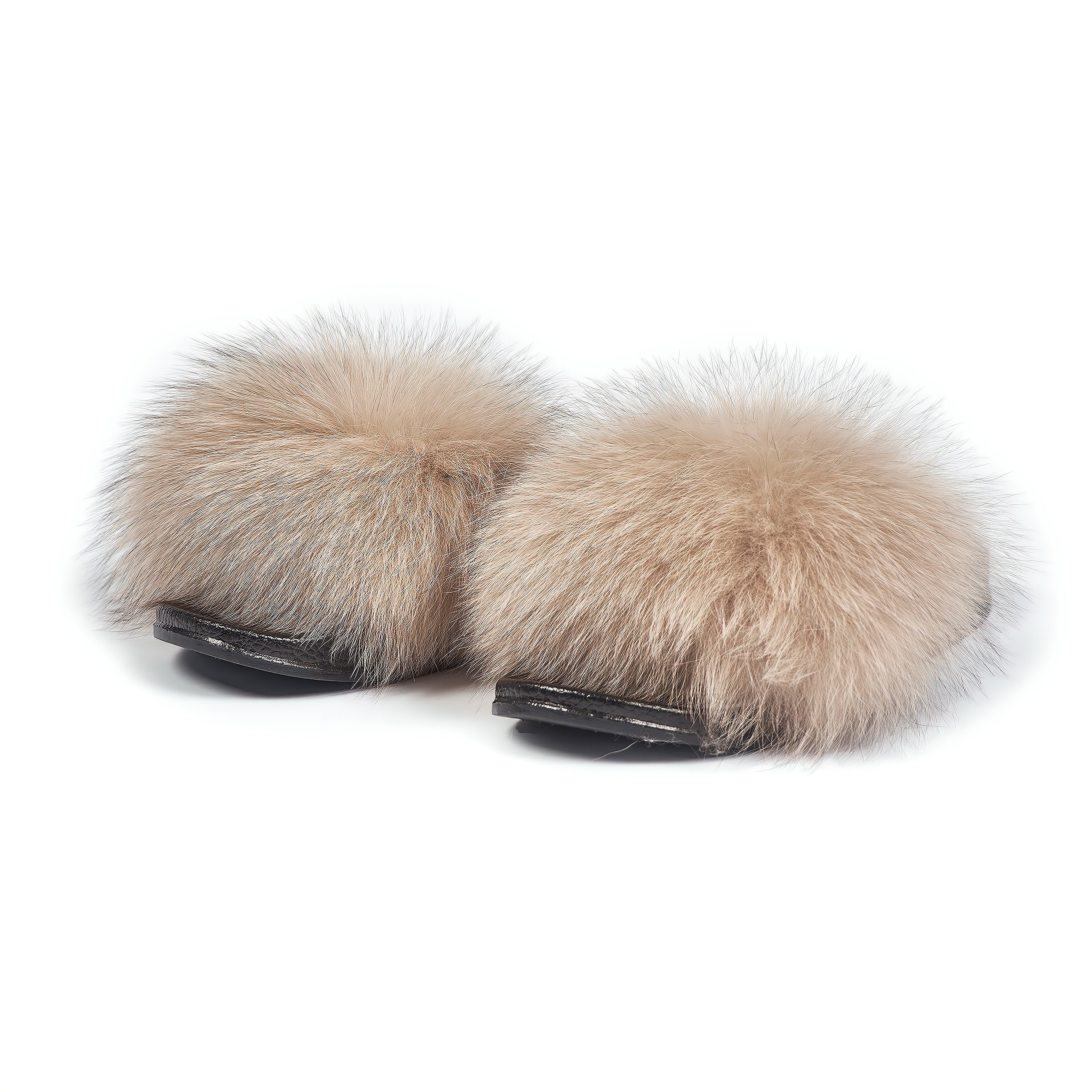FUR BALL SLIDES (ALL COLOURS)