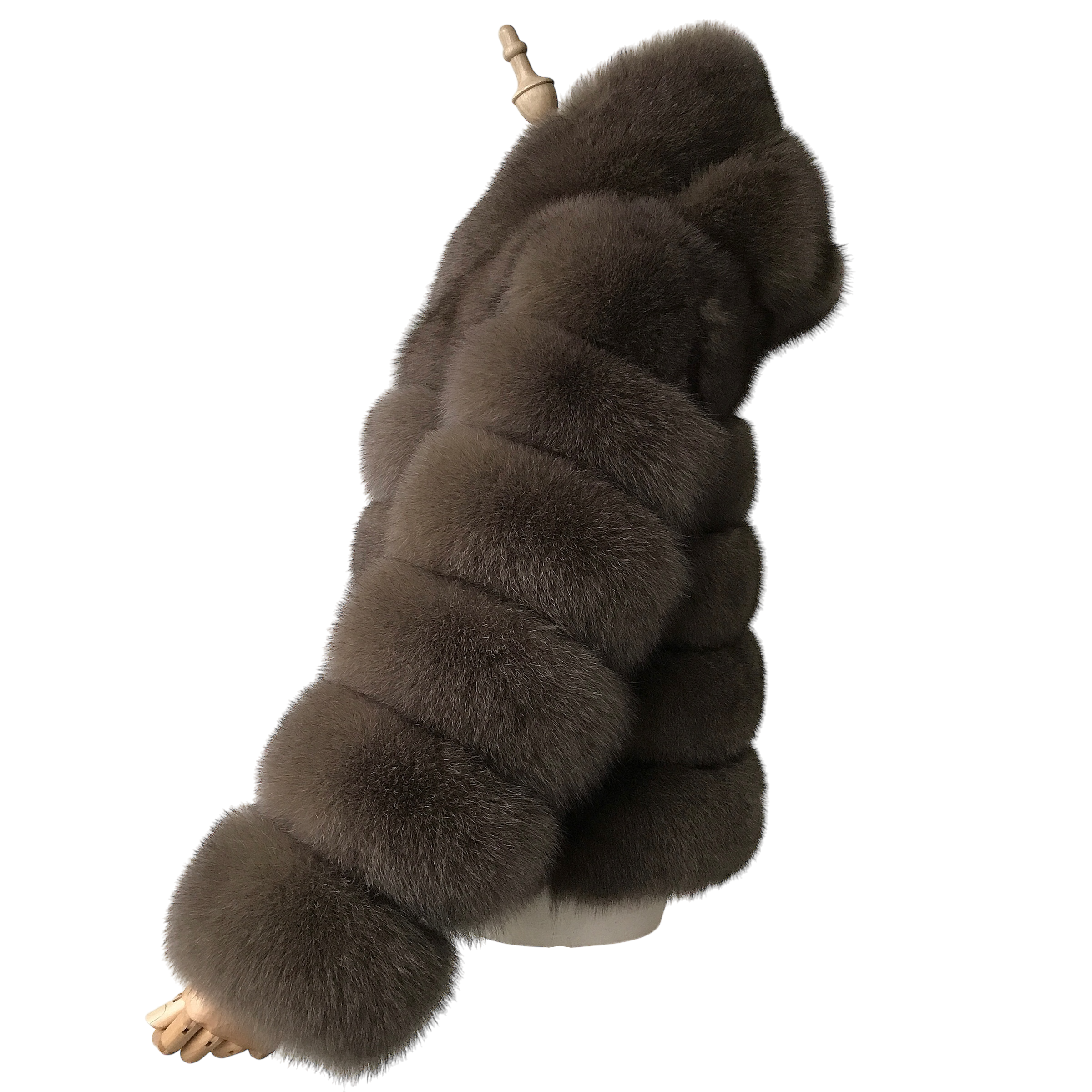 MEN'S HOODED CHICAGO FUR COAT