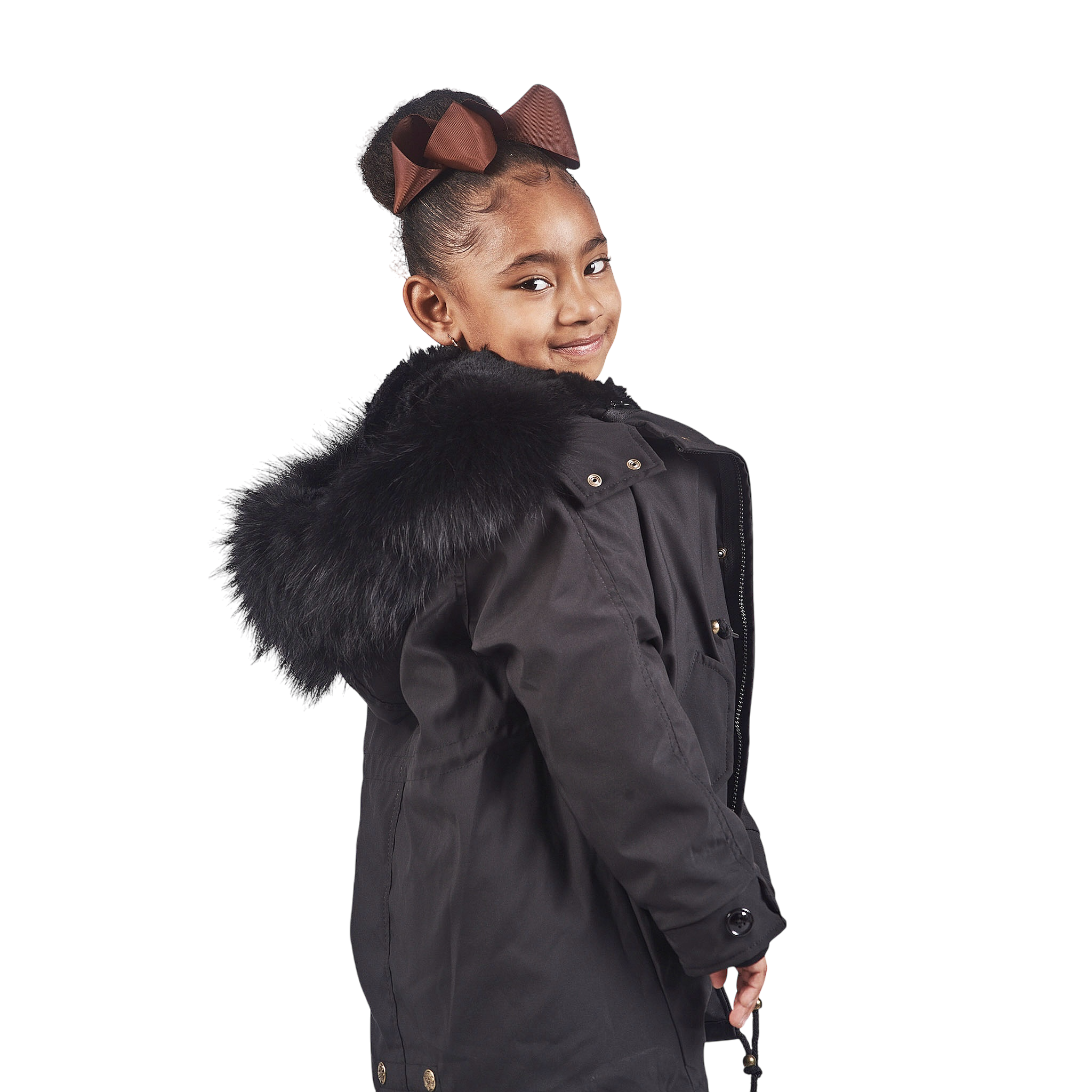 MINI ANGEL FOX FUR PARKA
