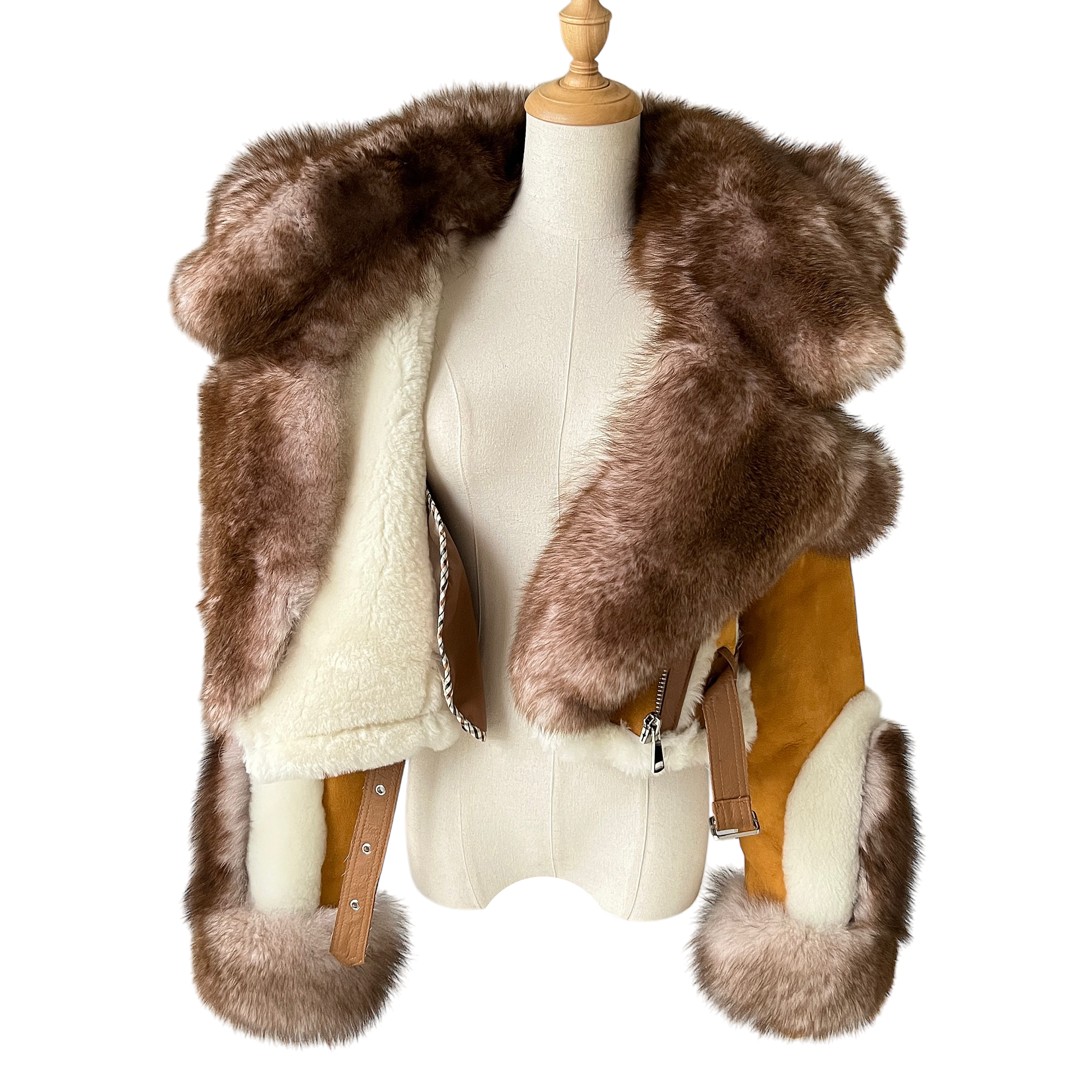 COOKIE HOODED SHEARLING