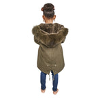 MINI ANGEL FOX FUR PARKA
