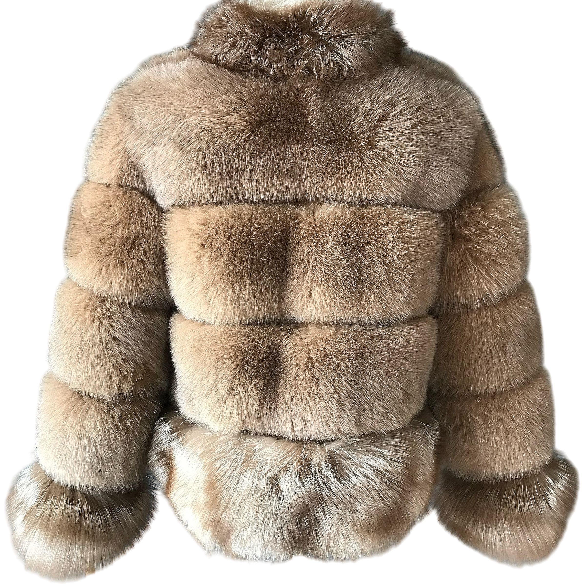 CARAMEL VENICE FOX FUR COAT