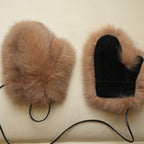 XL FUR MITTS