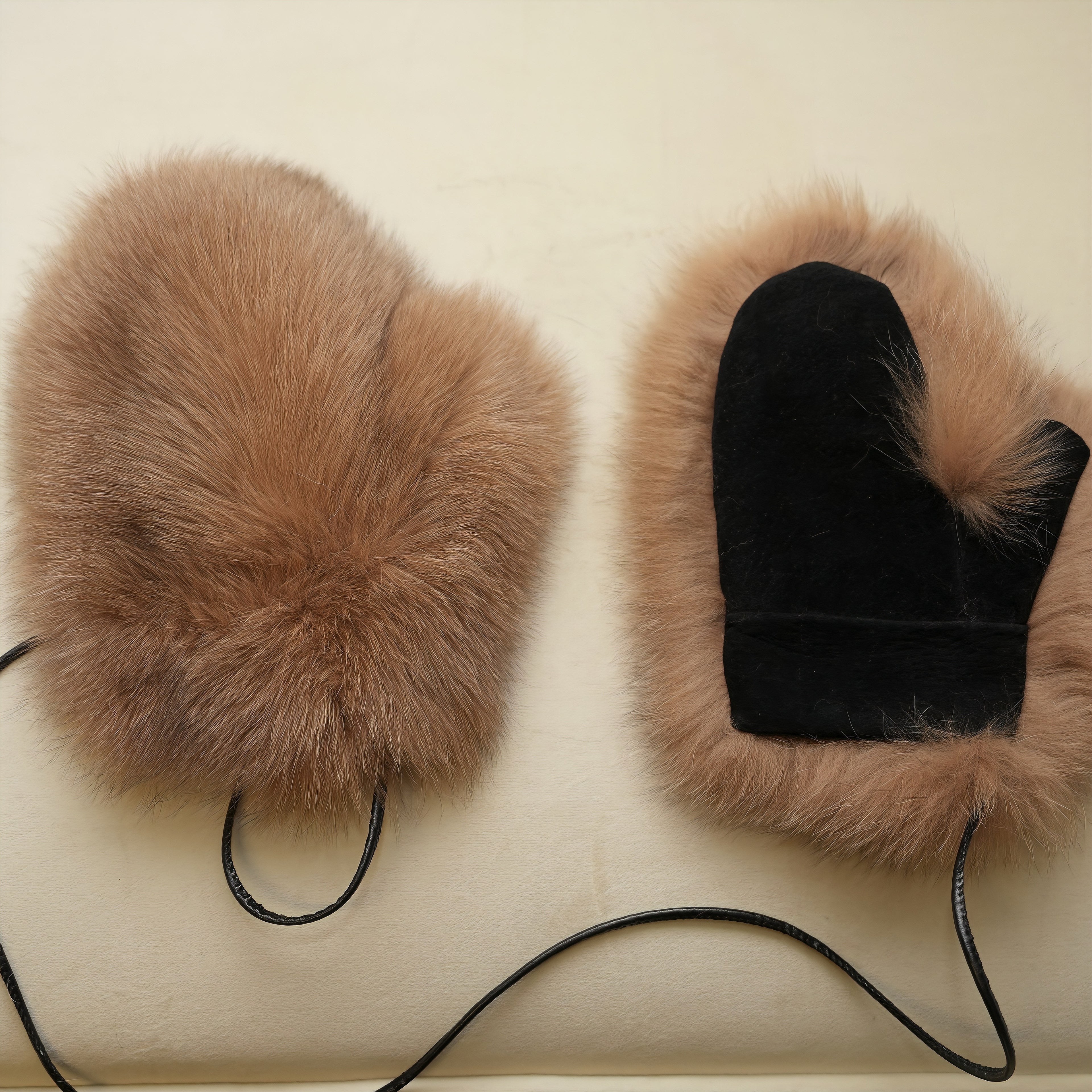 XL FUR MITTS