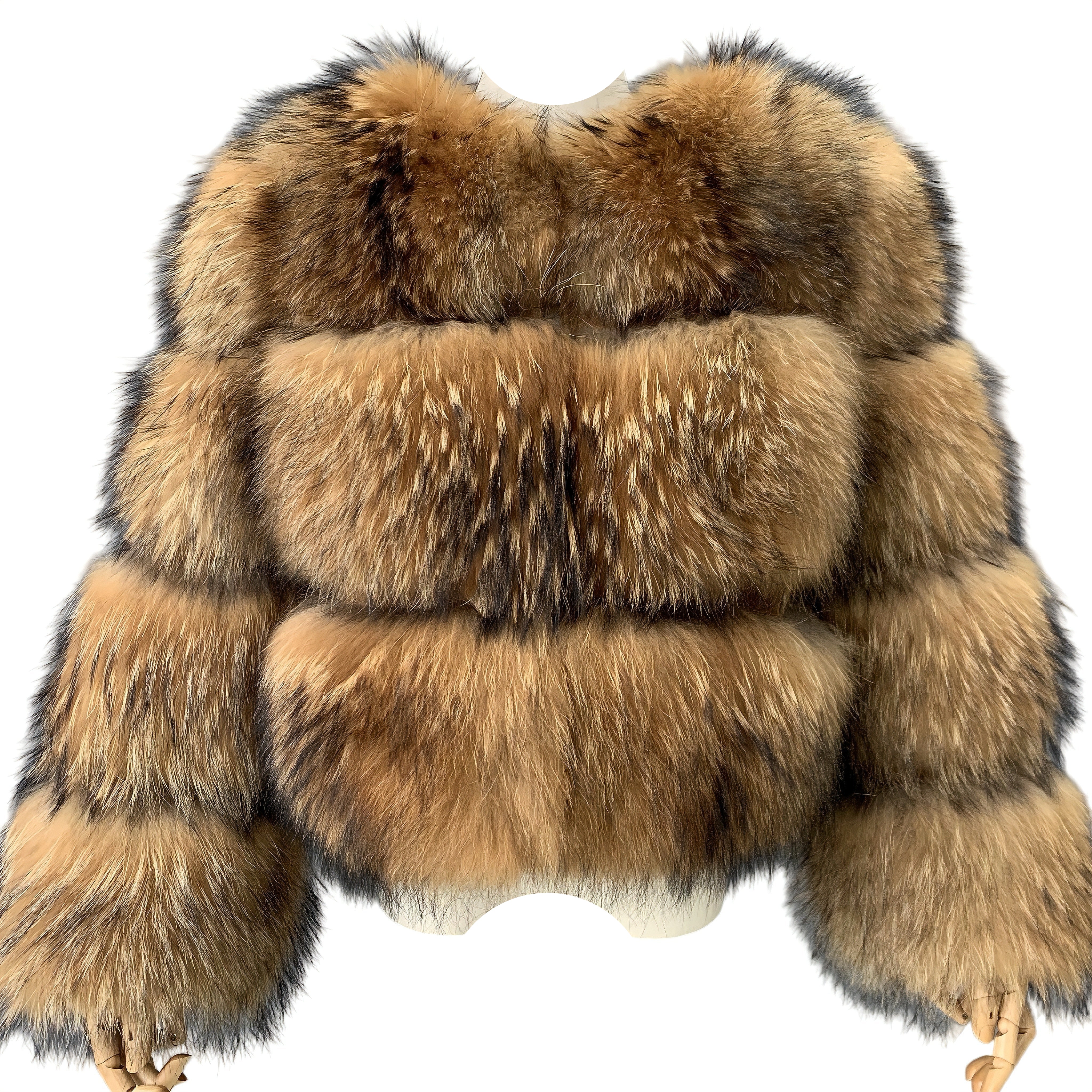 QUEENIE RACCOON FUR BOMBER