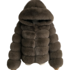 MEN'S HOODED CHICAGO FUR COAT