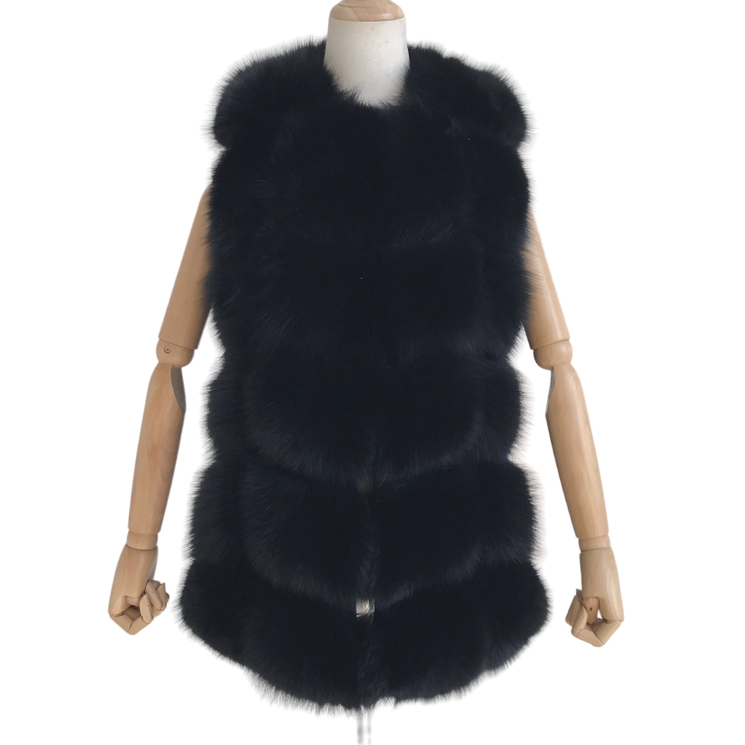 bubble gilet fur