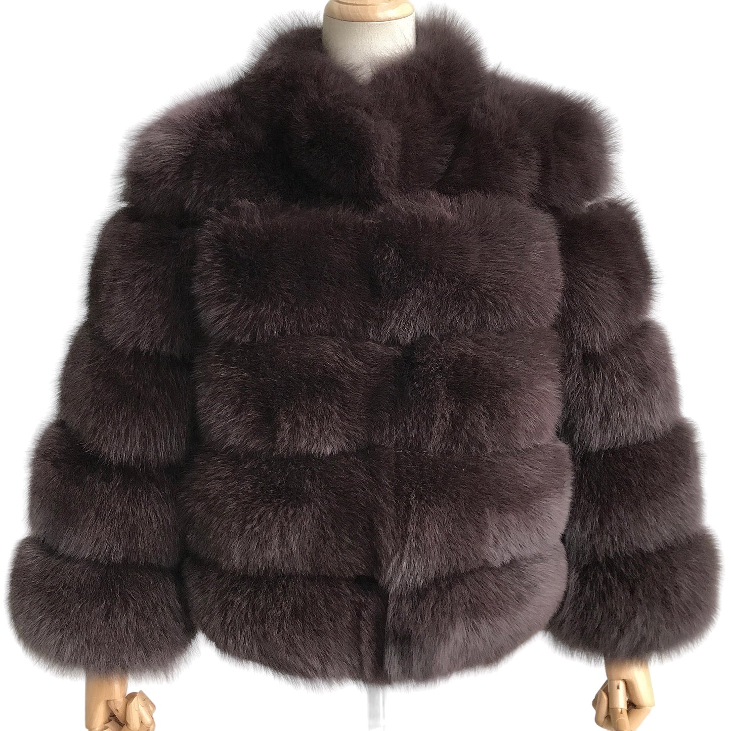 PARIS FOX FUR COLLAR COAT